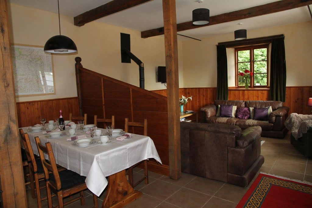 Dining in period surroundings